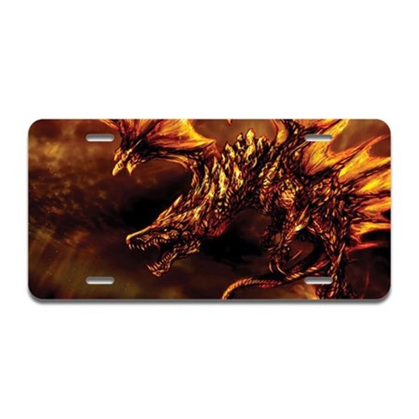 Amistad Aluminum License Plate - Golden Dragon AM2679607